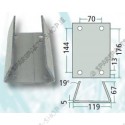 fastening plate