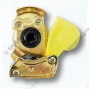 compressed air connector head 2 yellow M16x1,5 tracktor