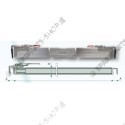 intermediate wall clamp/aluminium divider beam