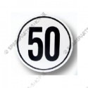 speed sign 50, foil