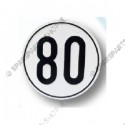 speed sign 80, foil