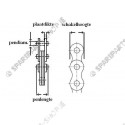 chain type BL,  plate depth 47,9  plate thickness 7,1 mm