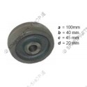 support wheel ST diam. 100 mm