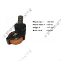 swivel castor diam. 100 mm