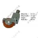 swivel castor diam. 82 mm
