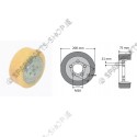 drive wheel 200 x 75 VU