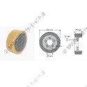 drive wheel 210 x 75 PU