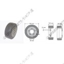 drive wheel 254 x 102 RB