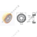 drive wheel 230 x 85 PU