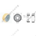 drive wheel 343 x 114 VU