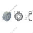 drive wheel 343 x 136 PU-soft