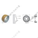 drive wheel 240 x 100