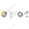 drive wheel 245 x 100 PU
