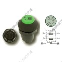 push button switch light green