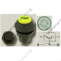 push button switch starter yellow