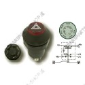 push button switch warning signal rood