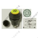 push button switch blower yellow