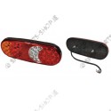 rear light 12/24 oval LED