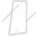 windscreen side behind door - lefthand