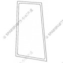 windscreen side behind door - righthand