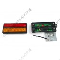 rear light 12 rectangular LED
