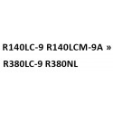 model R140LC-9 R140LCM-9A tot R380LC-9 R380NL