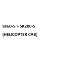 model SK60-5 tot SK200-5 (HELICOPTER CAB)