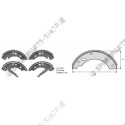 kit brake shoes (4 pcs.)