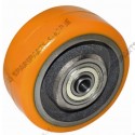 support wheel PU ø 140x60/75-15 mm